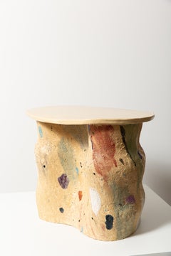 Sculptural Side Table by Jacque Faus
