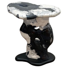 Sculptural Side Table, Hand Crafted, One of a Kind