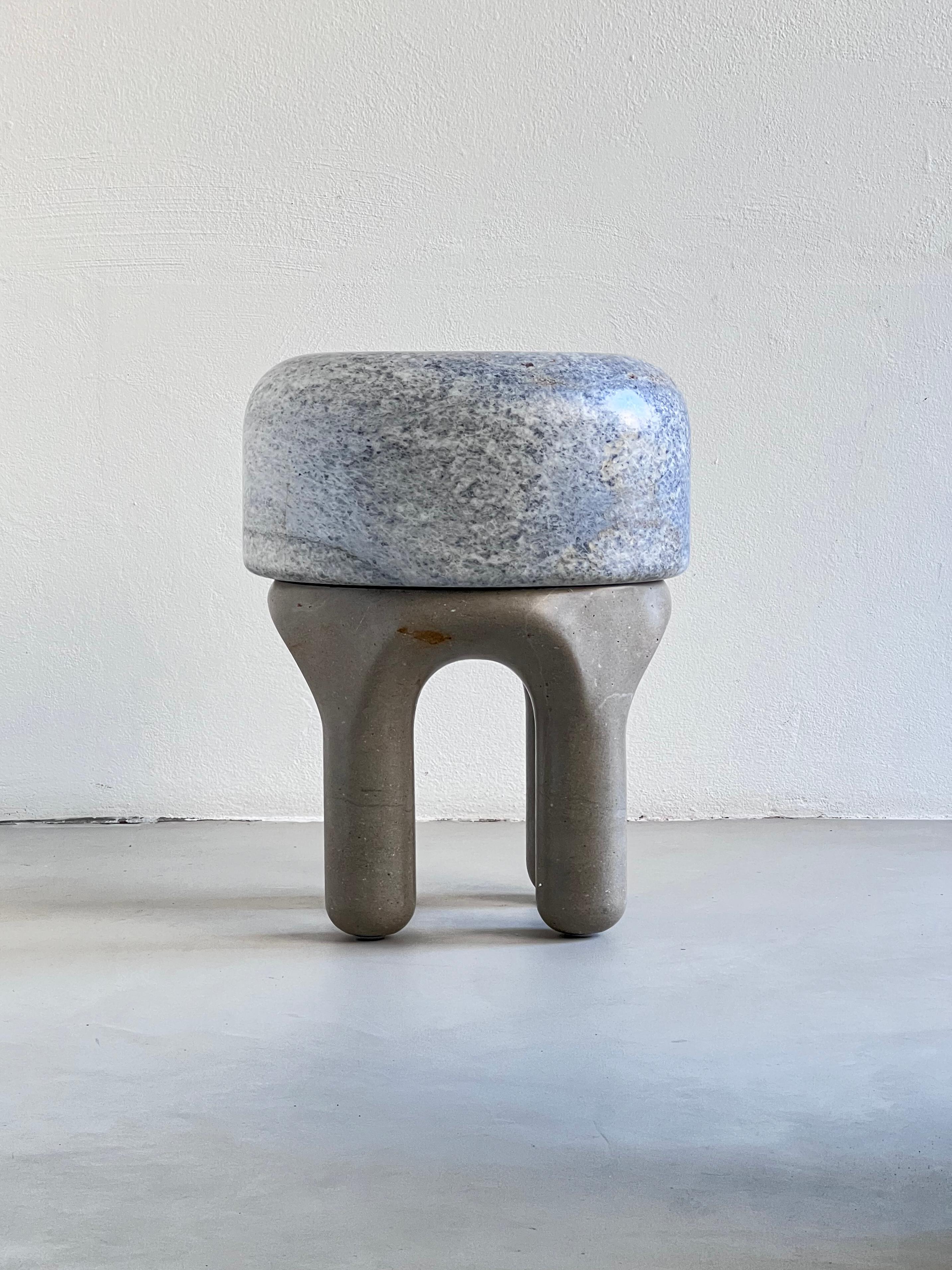Italian Marble Stool - Collectible Italian Design - Sculptural Side Table - Lake Como Inspired

Spinzi’s dream of jellyfishes swimming in the waters of lake Como came to life in Medusa, shaping marble pieces into the sinuous elegance of these