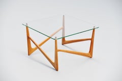 Sculptural Side Table Made in Italy 1950 Ico Parisi Style