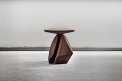 Noguchi-Inspired Solace 6: Round Solid Wood Table, Perfect for Multiple Uses