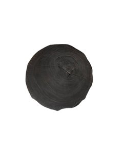 Table d'appoint sculpturale moderne en bois de manguier Organic Burnt Finish
