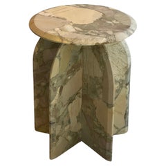Sculptural side table  Palladio in Breccia Marble, Italian Collectible Design