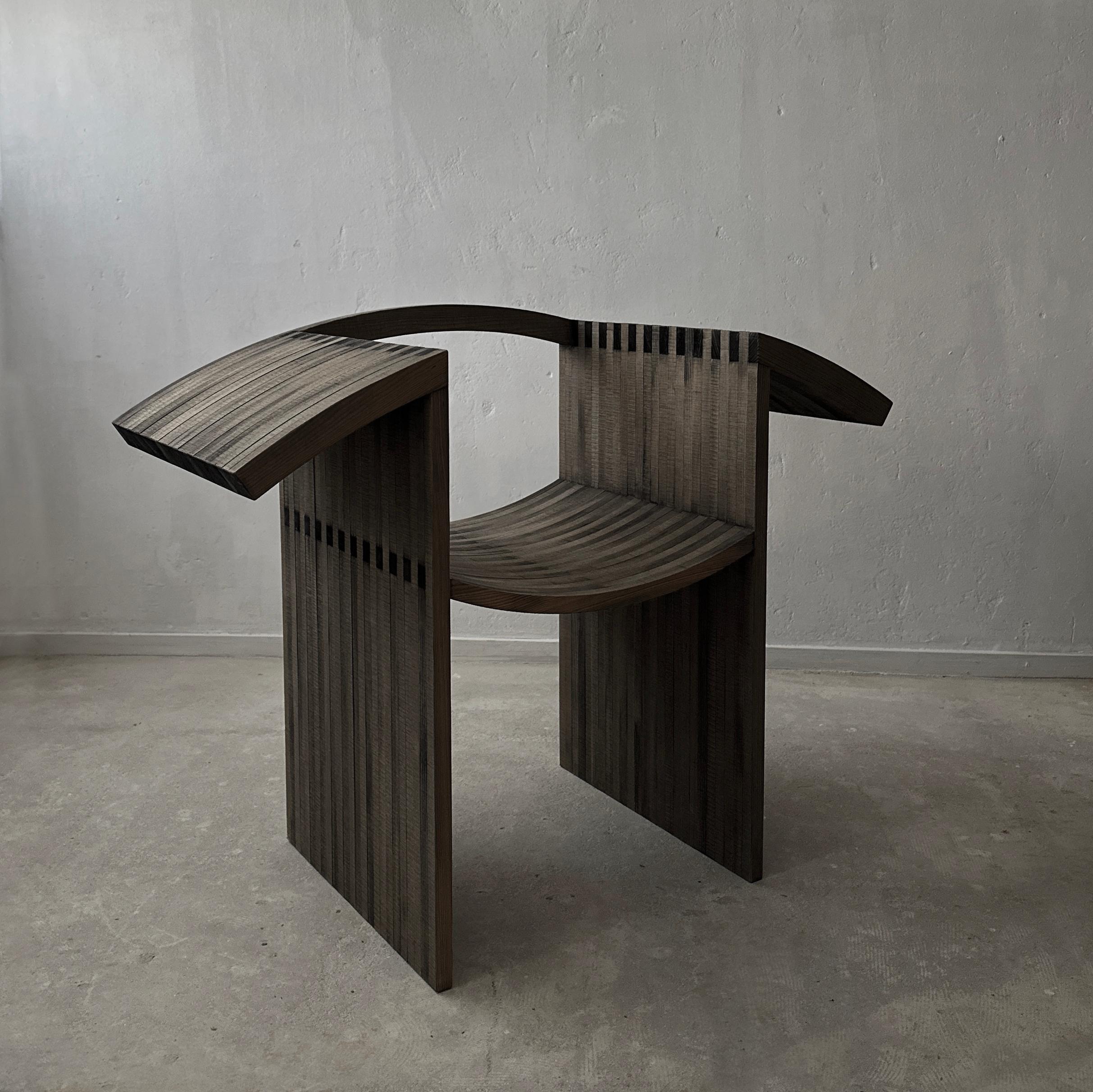 Allemand Chaise d'appoint sculpturale de Jochen Kirschstein en vente