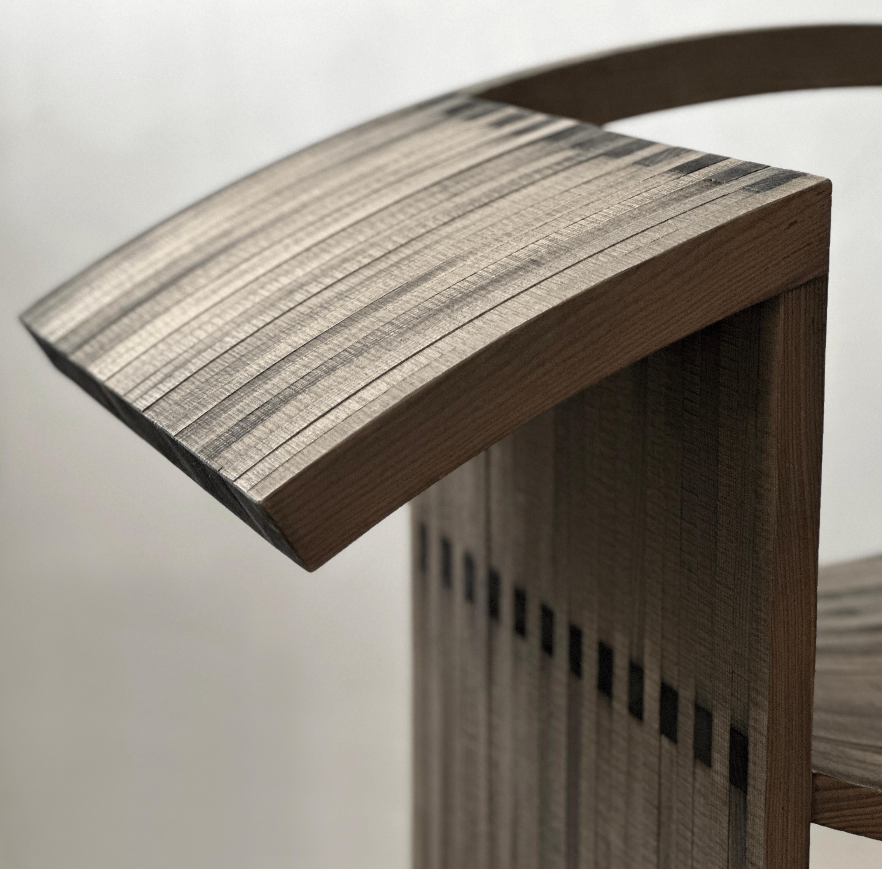 Chaise d'appoint sculpturale de Jochen Kirschstein Bon état - En vente à AMSTERDAM, NH