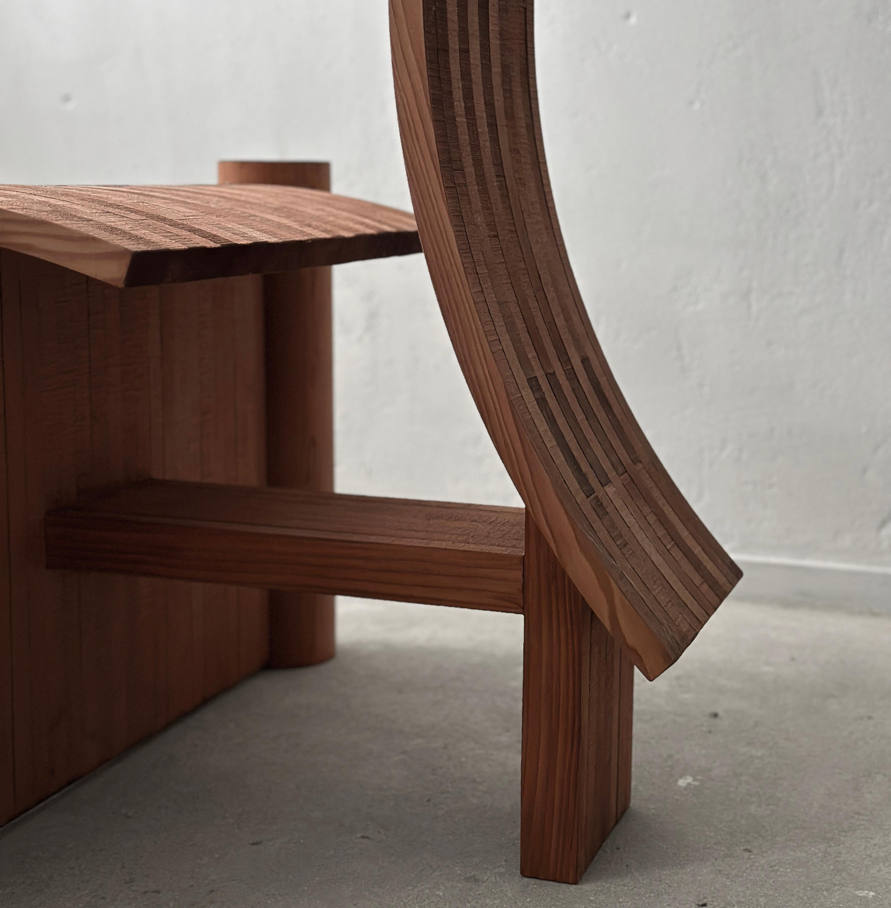 Chaise d'appoint sculpturale de Jochen Kirschstein en vente 2