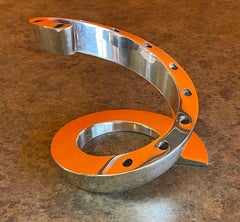 Sculptural Silver Plated Coiled Candleholder by Bertil Vallien for Dansk