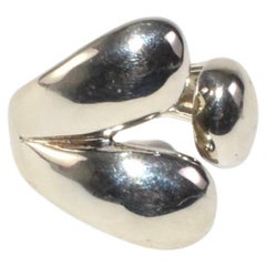 Sculptural Silver Ring