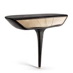 Console sculpturale Sirenes en Wood Wood par Tomasz Omachel