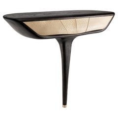 Sculptural Sirene Console in Wood by Tomasz Omachel