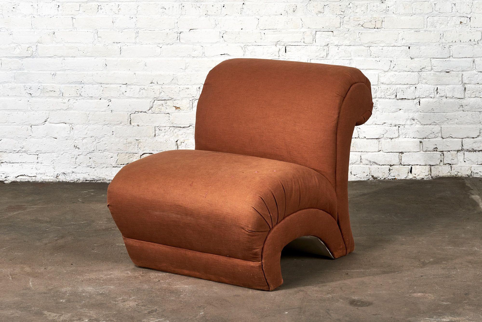 Mid-Century Modern Sculptural Slipper Lounge Chair, 1970 For Sale