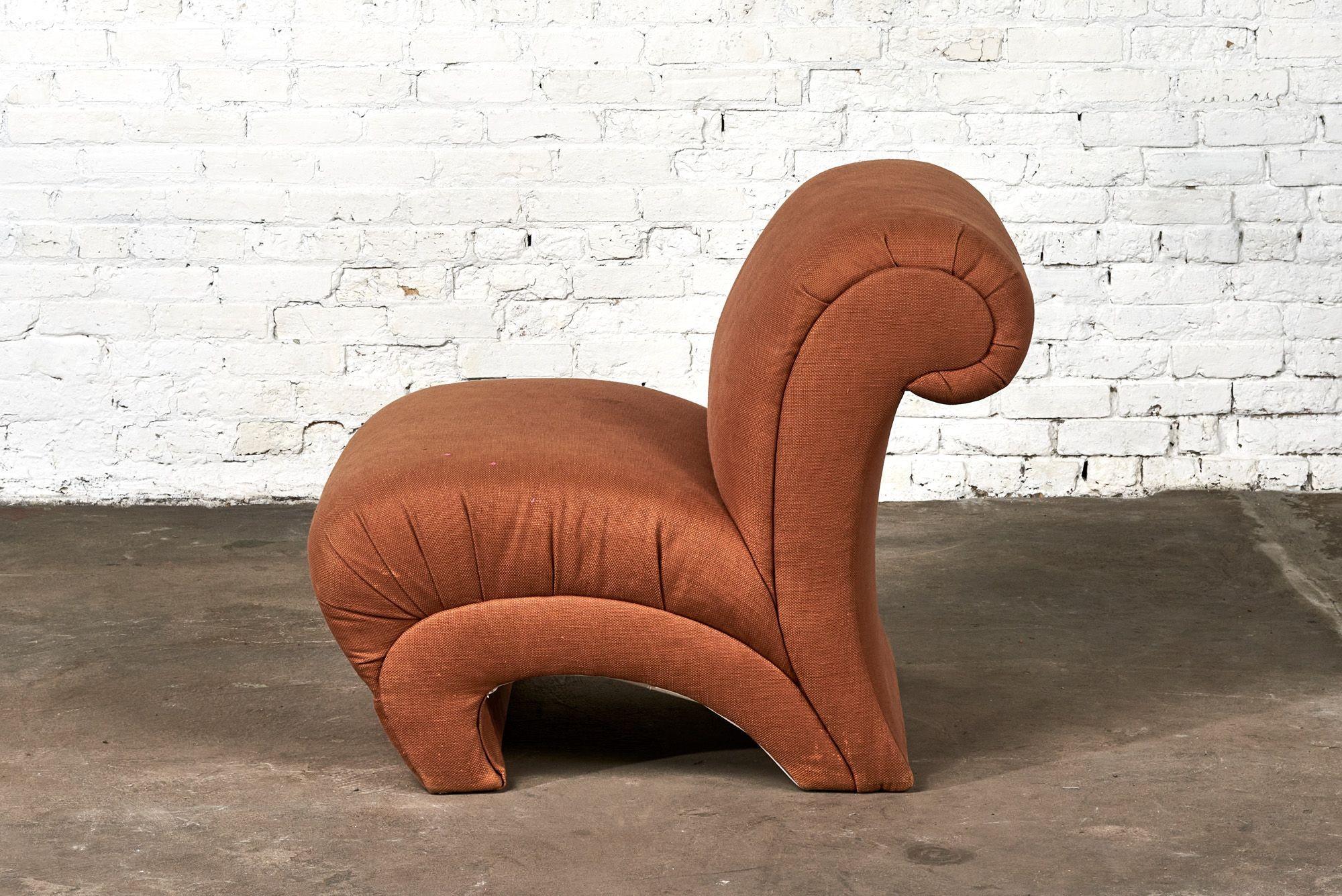 American Sculptural Slipper Lounge Chair, 1970 For Sale