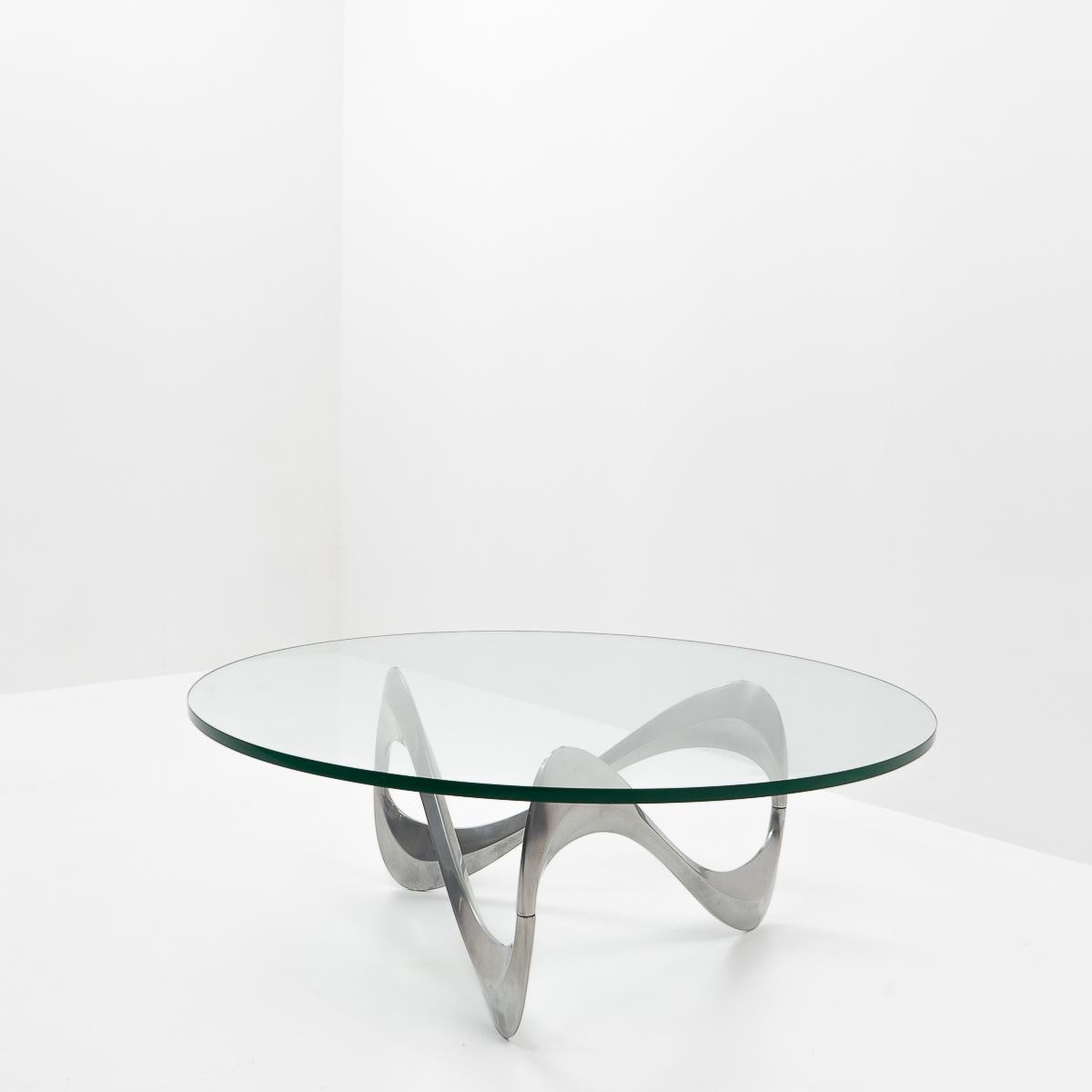 Late 20th Century Sculptural Snake Coffee Table by Kurt Hesterberg, Germany 1980s