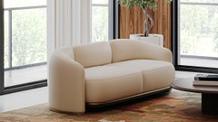 Modernes Dünensofa aus der Jahrhundertmitte, handgefertigt von Elbra Home