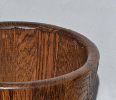 Sculptural Solid Oak Umbrella stand, France, 1950s