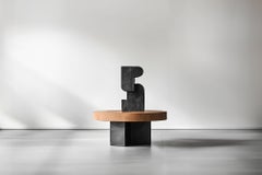 Table sculpturale en chêne massif Unseen Force #40 Joel Escalona, Art Decor