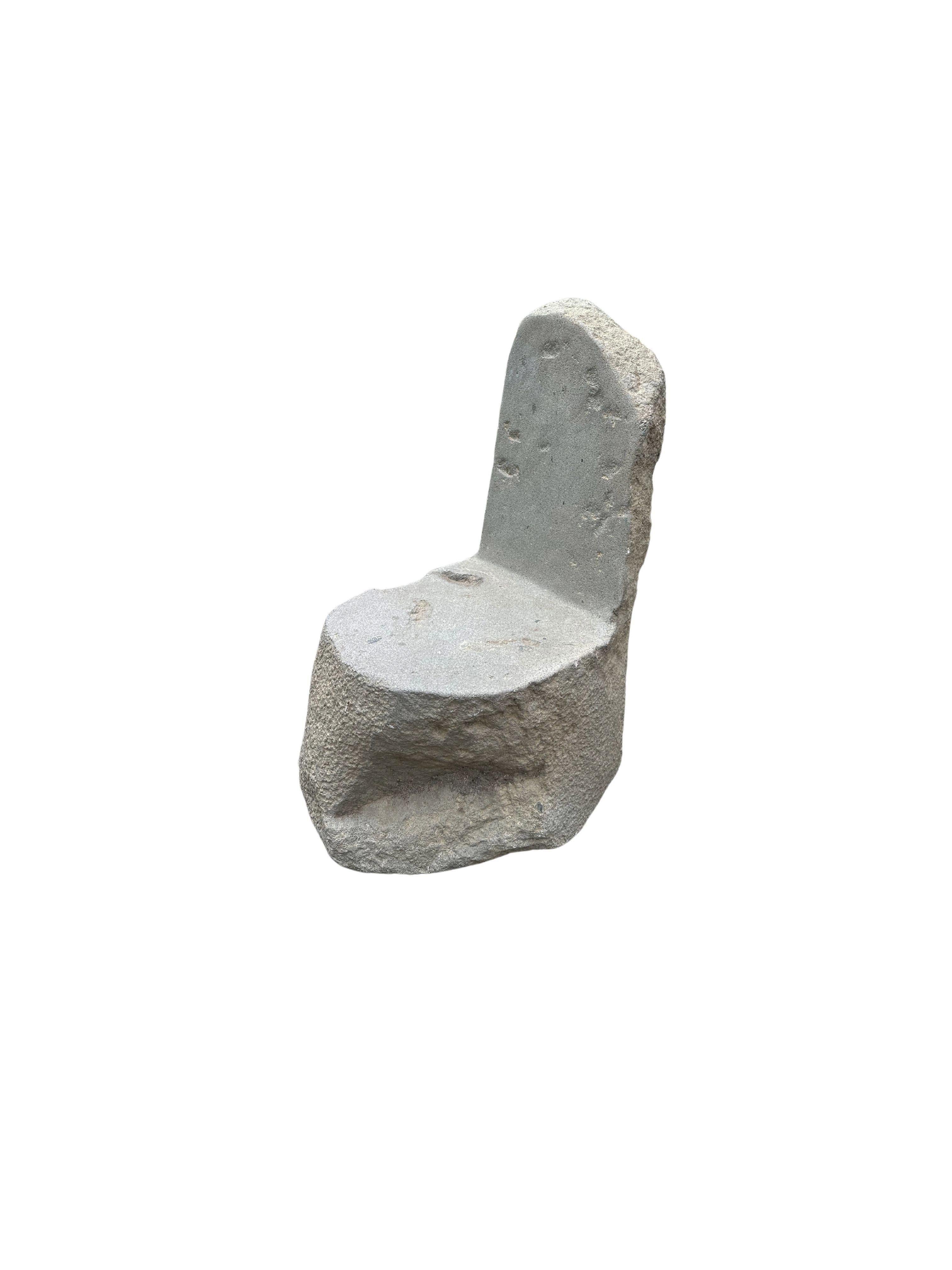 chair made of stone