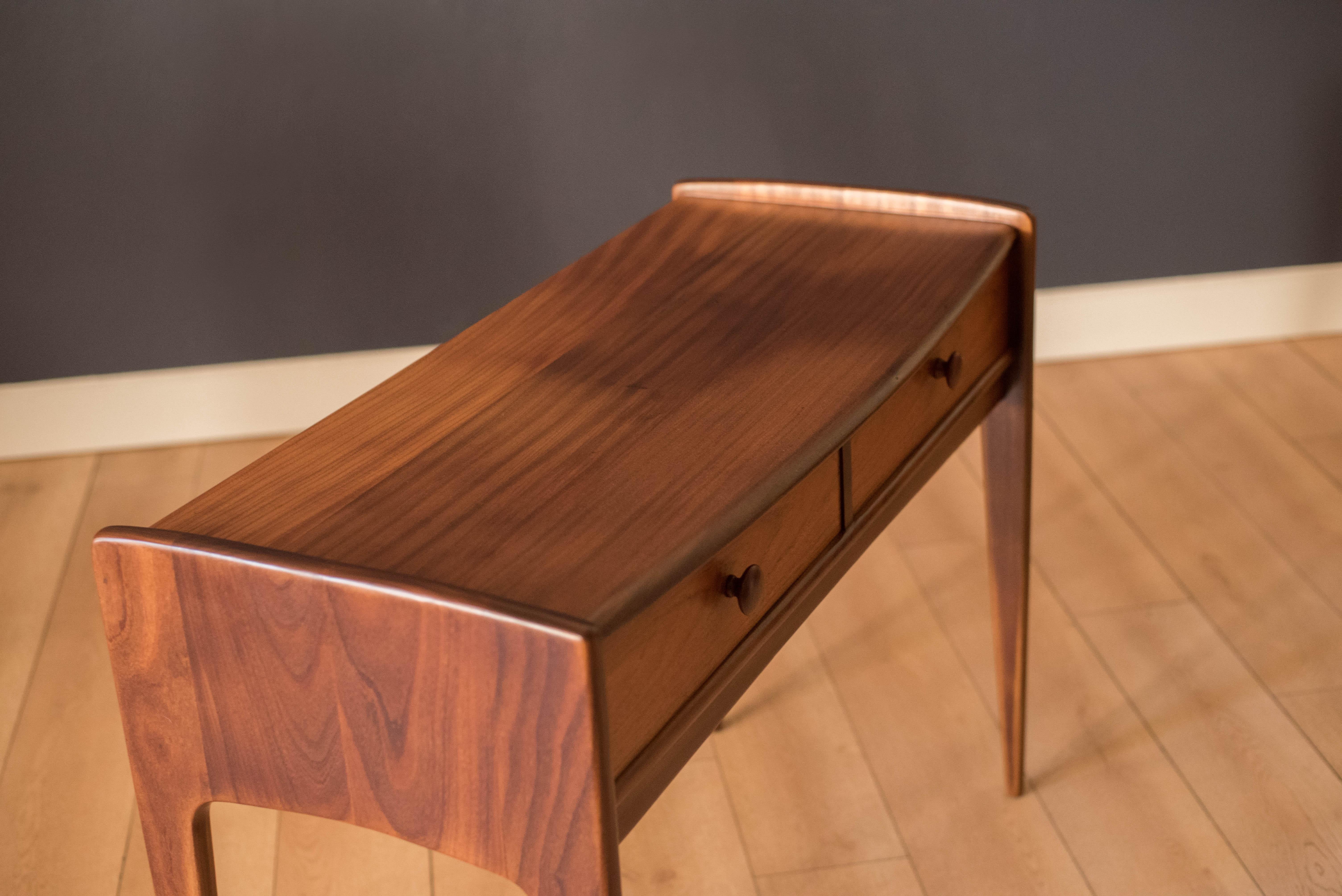 Sculptural Solid Teak Mid-Century Modern Console Table by A. Younger Ltd. 5