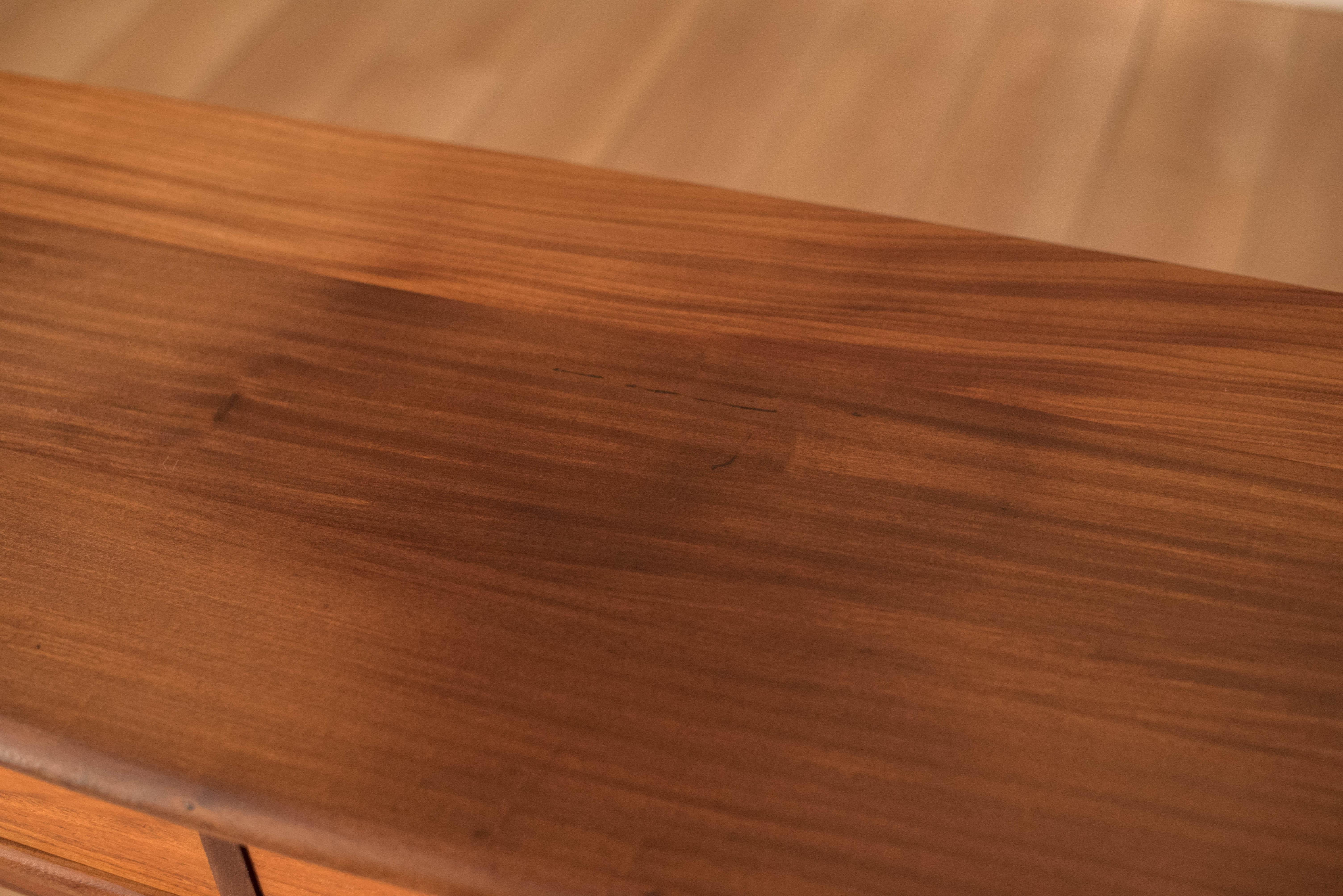 Sculptural Solid Teak Mid-Century Modern Console Table by A. Younger Ltd. 6
