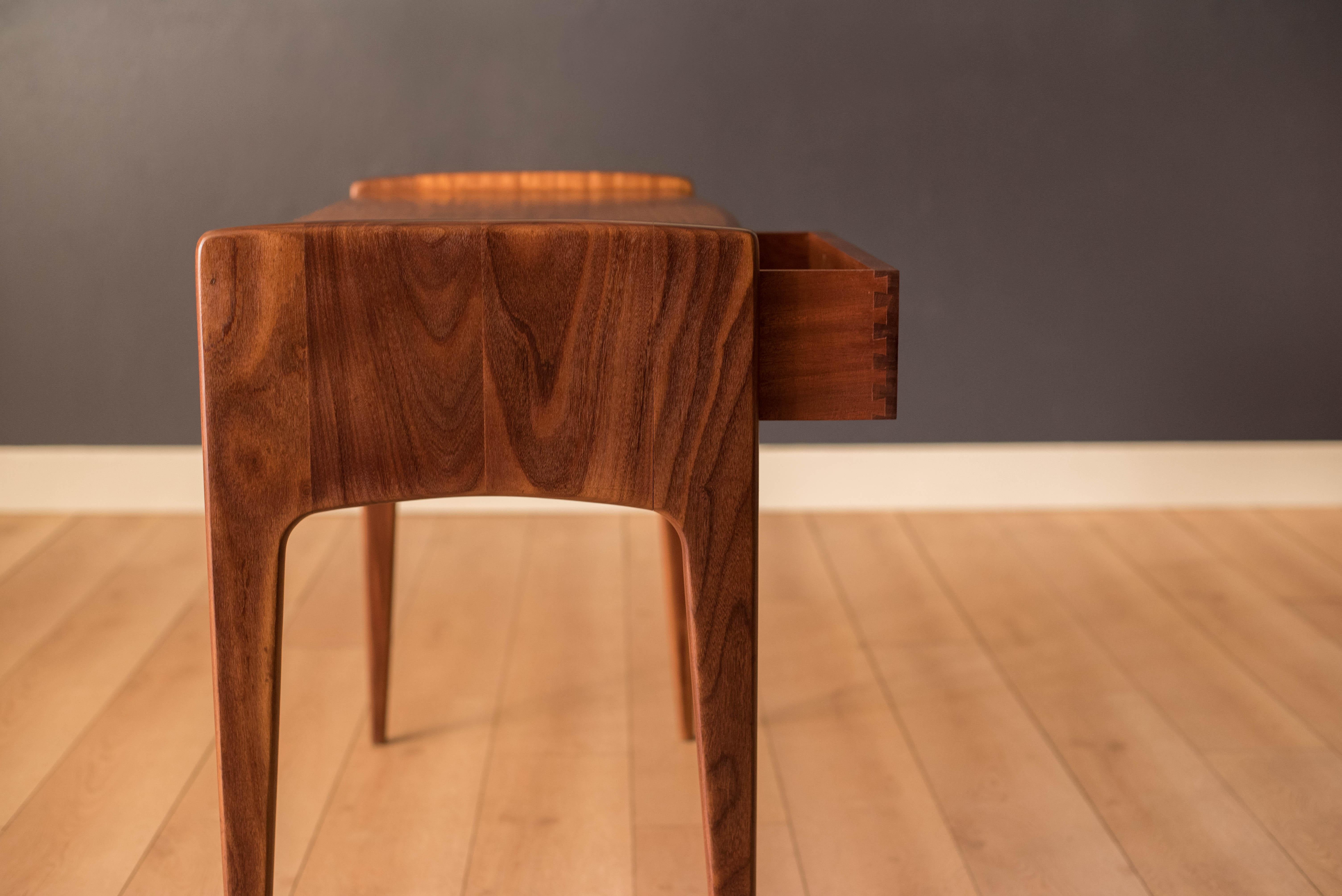 Sculptural Solid Teak Mid-Century Modern Console Table by A. Younger Ltd. 4