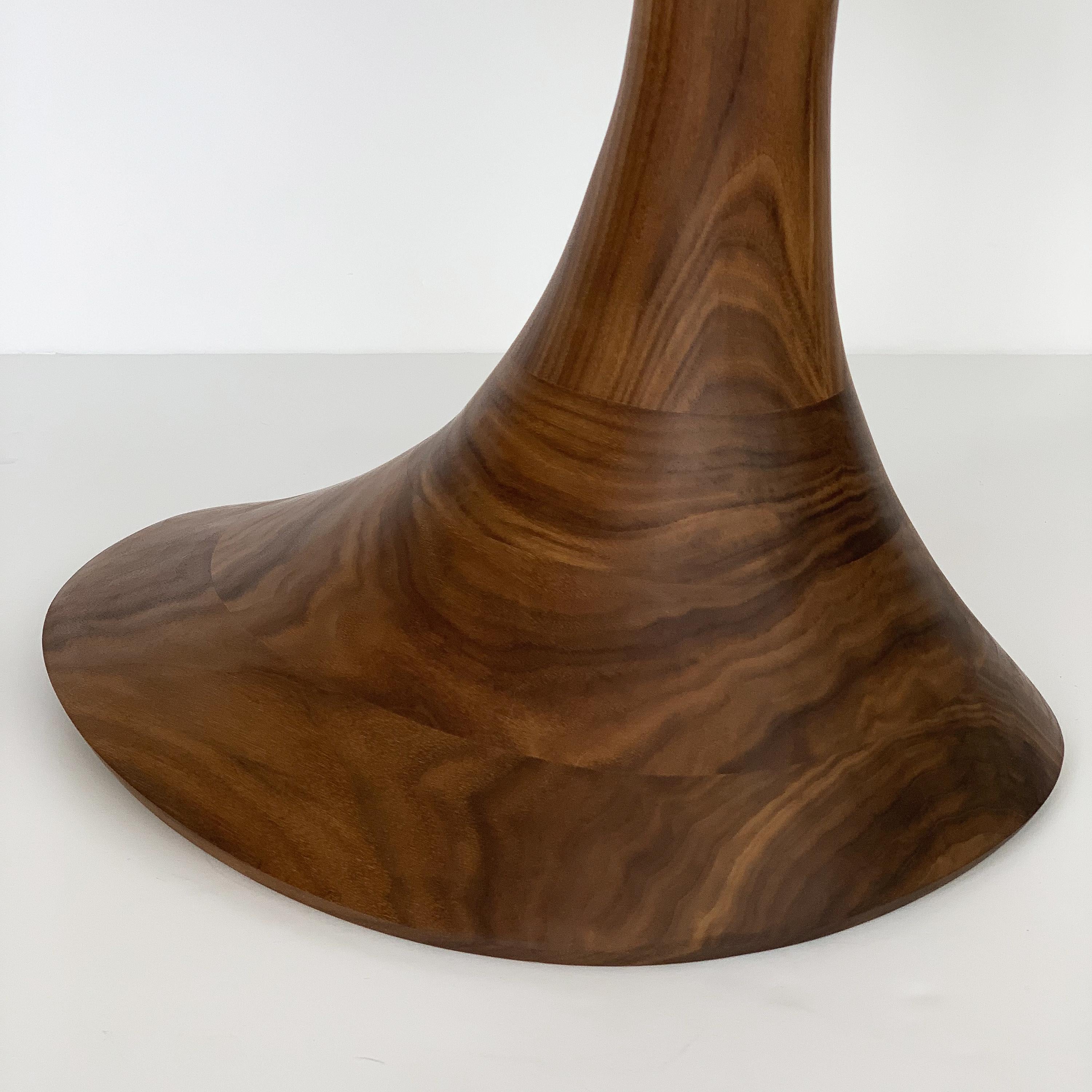 Sculptural Solid Walnut 