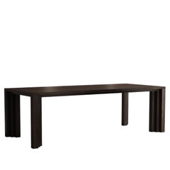 Sculptural Solid Oak Wooden Cadence Dining Table