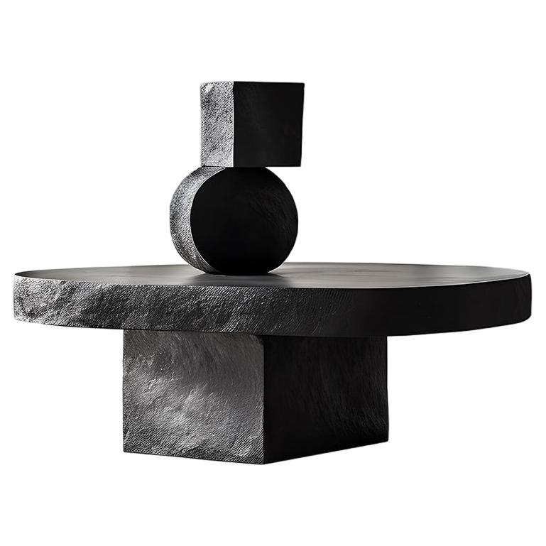 Sculptural Sophistication Unseen Force #23 Joel Escalona's Oak Table, Art Decor For Sale