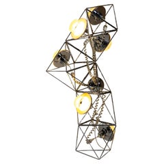 Sculptural Space Age 'Poliedra' Lamp by Felice Ragazzo for Harvey Guzzini