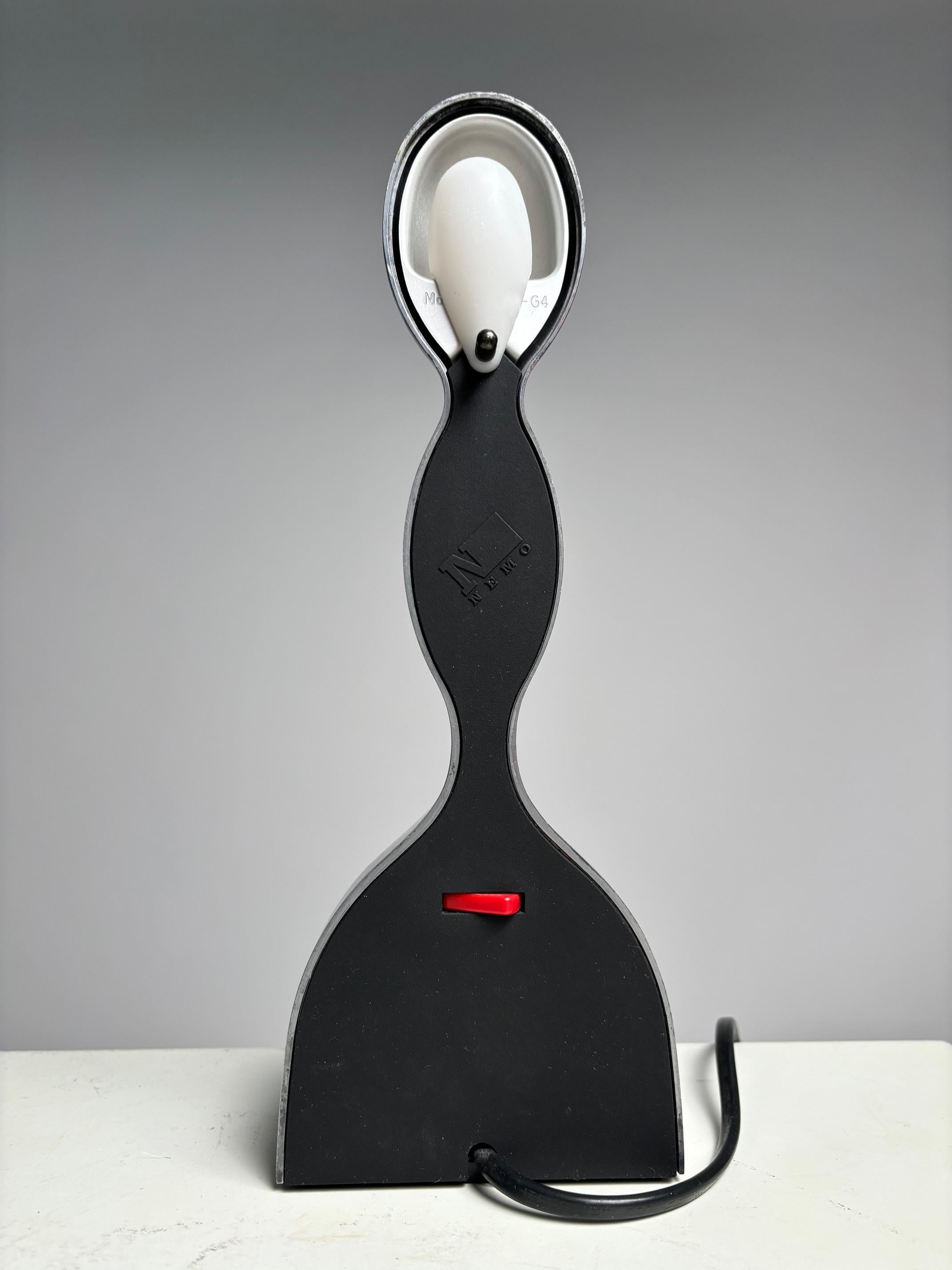 Sculptural Space Age Wall Wash Table Lamps Ilaria Gibertini, Nemo, Italy For Sale 1