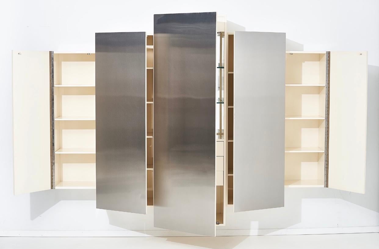 stainless steel wall mount cabinet
