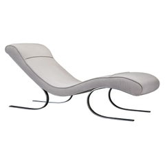 Sculptural Steel Chaise Lounge by Darrell Landrum for Avard, circa 1960s 