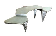 Sculptural Steel Desk by Bruce Gray