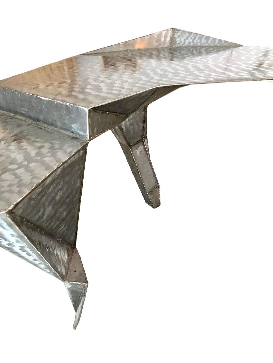 Late 20th Century Sculptural Steel Desk by Bruce Gray