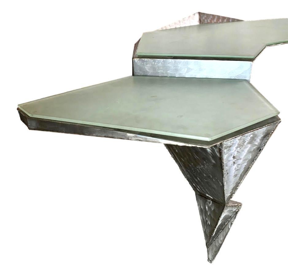 Sculptural Steel Desk by Bruce Gray 4