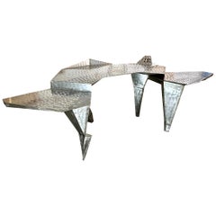 Sculptural Steel Desk by Bruce Gray
