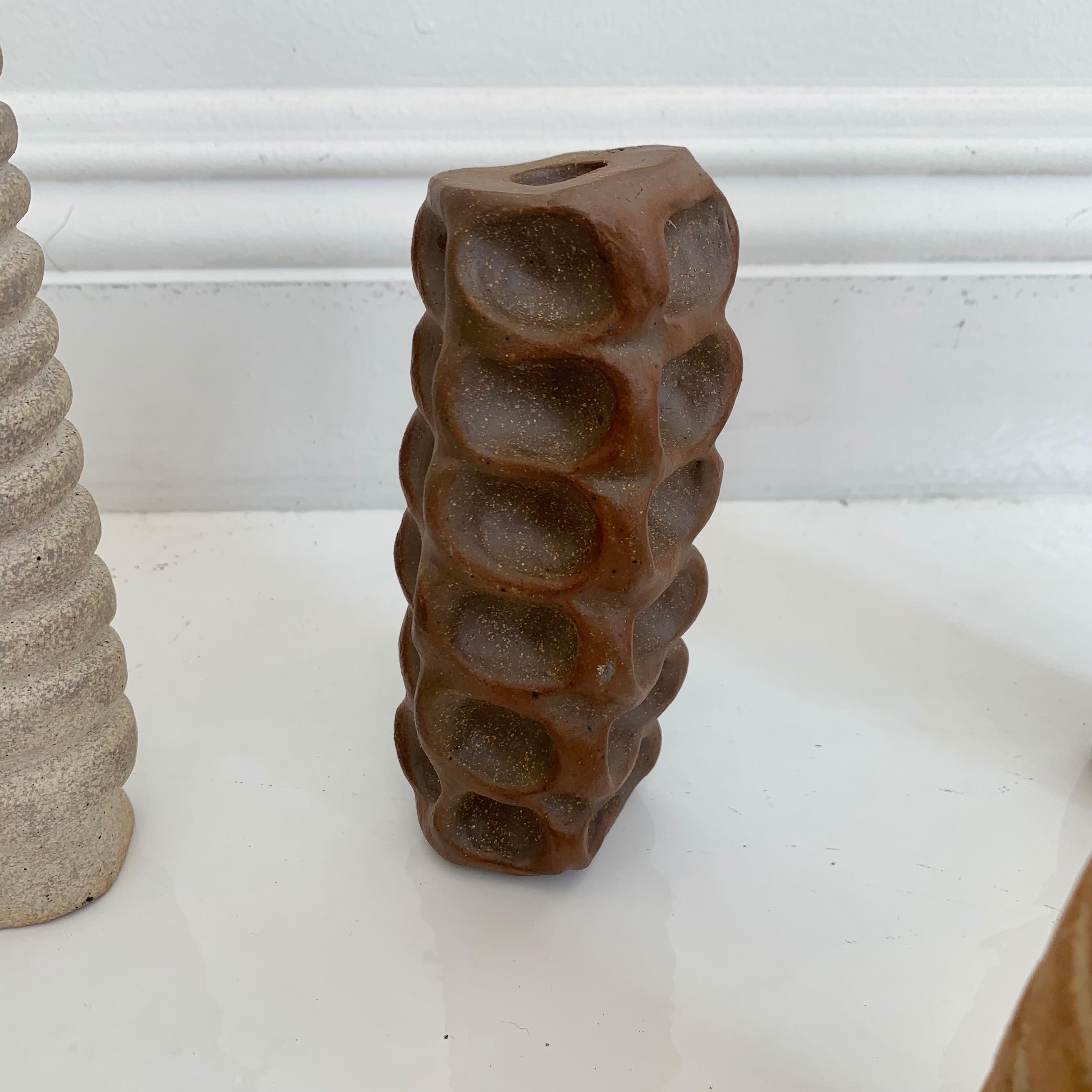 Sculptural Stone Fossils and Remnants Pottery 5
