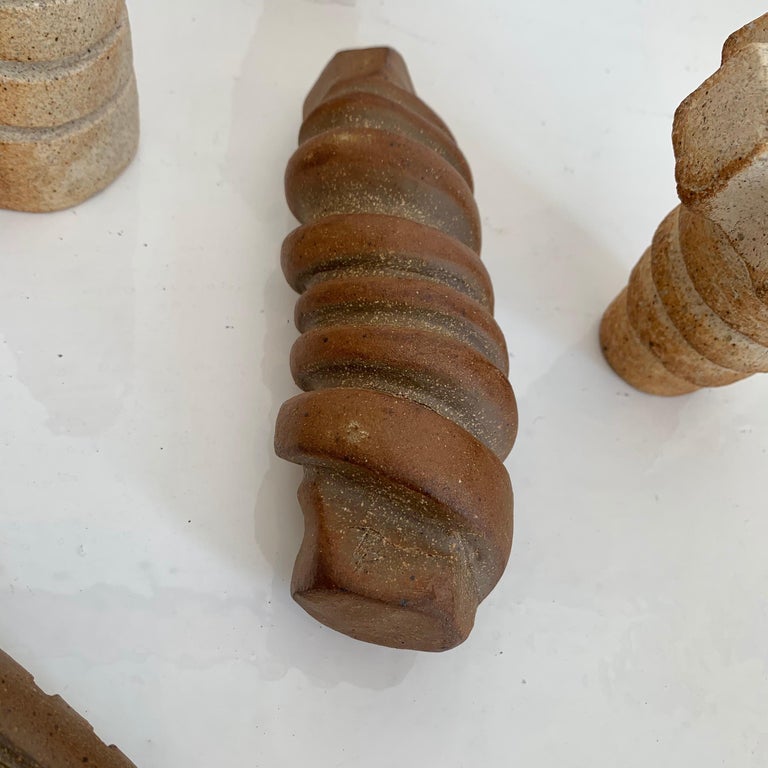 Sculptural Stone Fossils and Remnants Pottery For Sale at 1stDibs