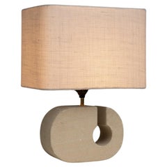 Sculptural Stone Lamp, France circa 1970
