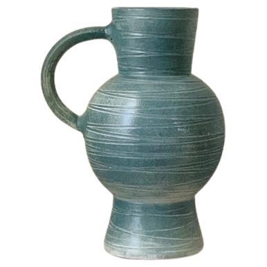 Sculptural Stoneware Pitcher, France, circa 1960s