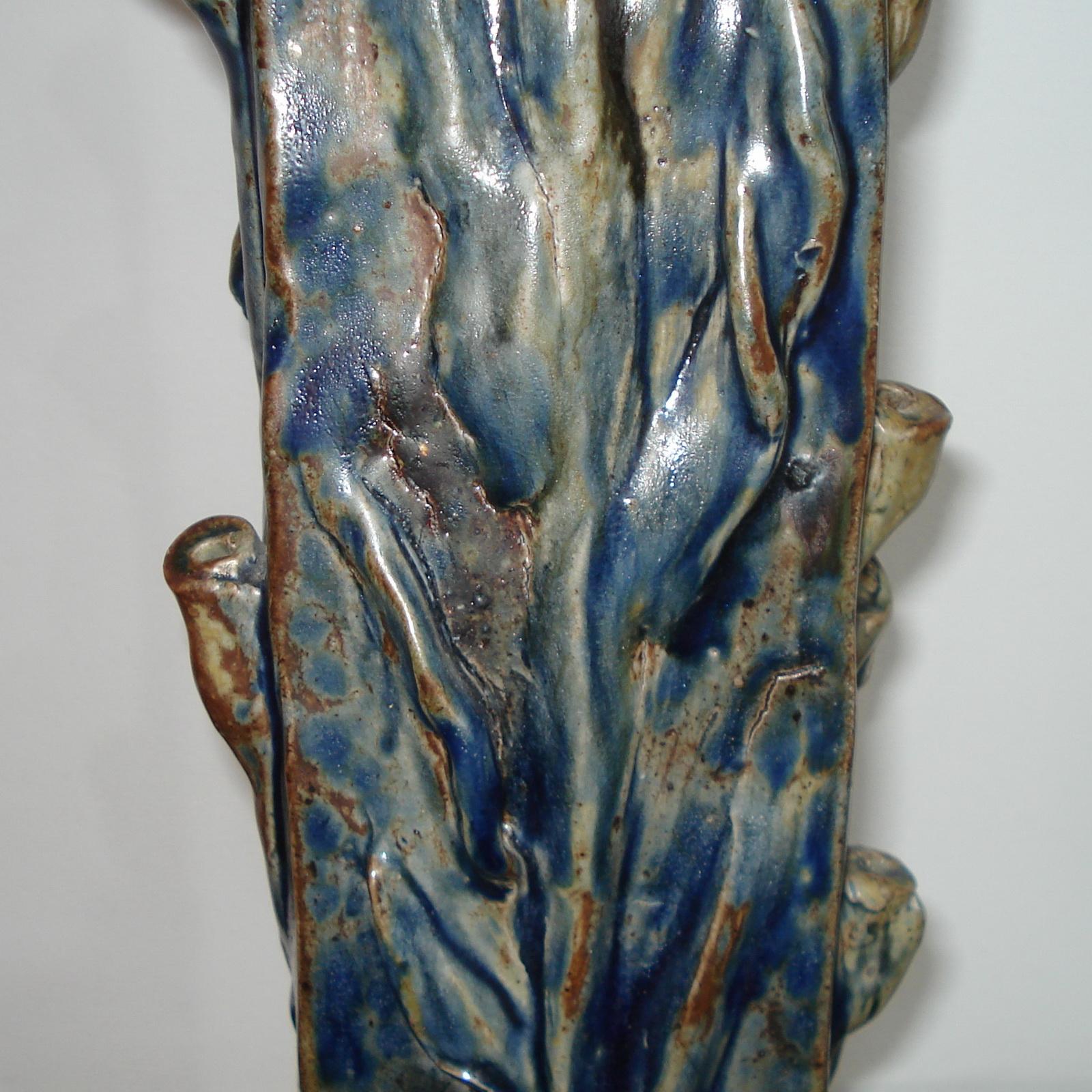 Sculptural Stoneware Scandinavian Vase For Sale 6