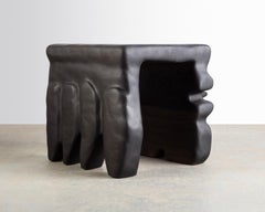 Sculptural Stool, Oxidized Walnut by Casey McCafferty