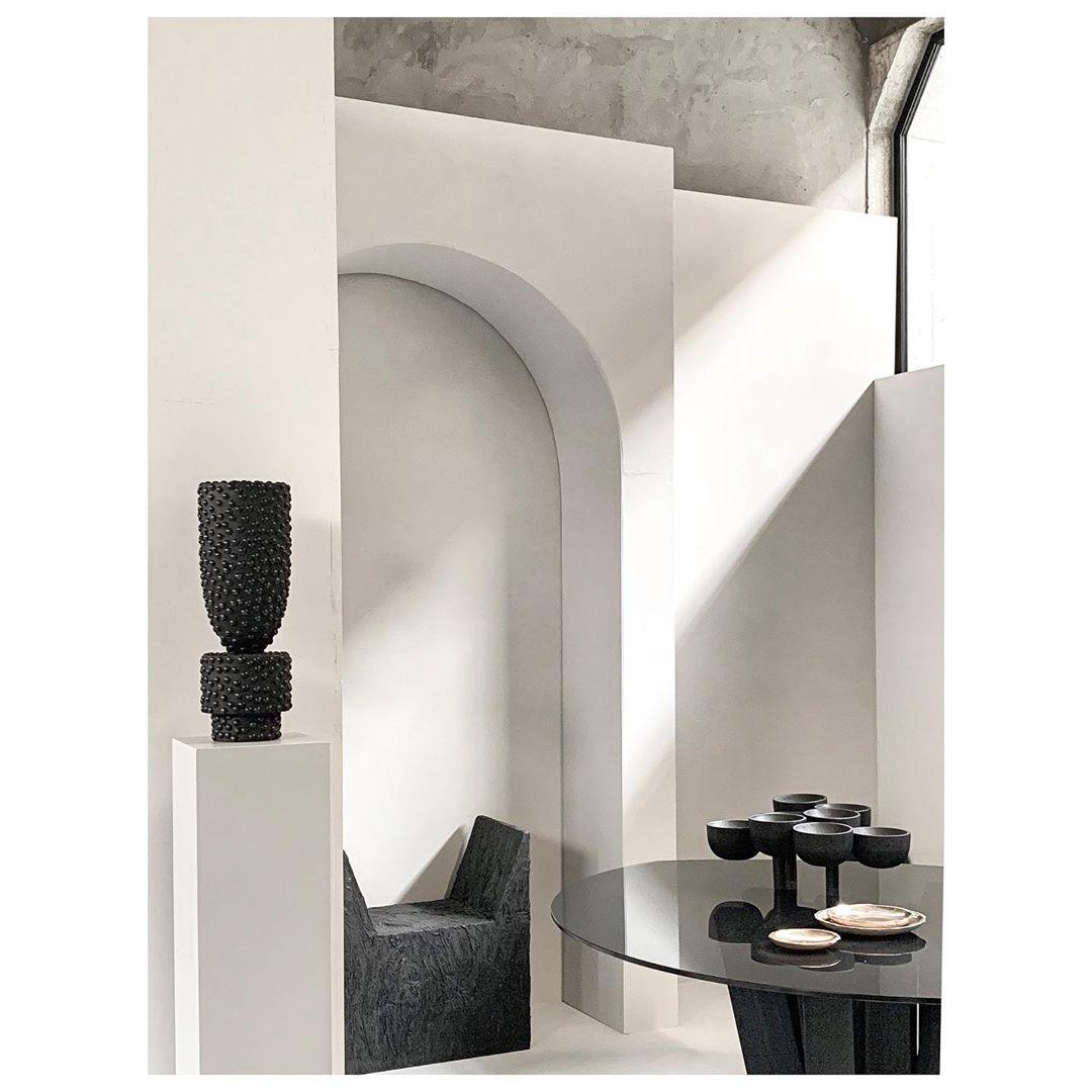 Modern Sculptural Stool Rubber, Arno Declercq