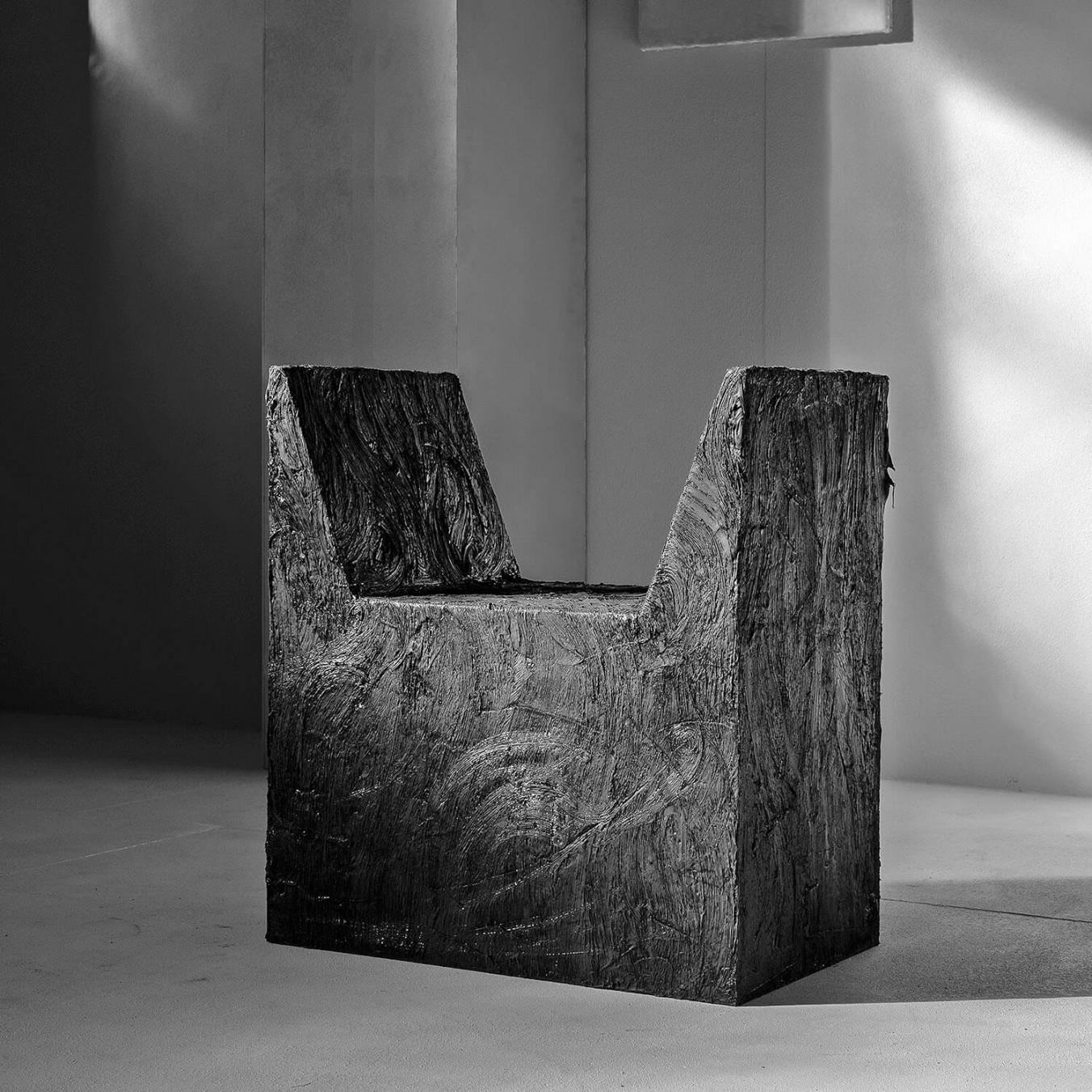 Belgian Sculptural Stool Rubber, Arno Declercq
