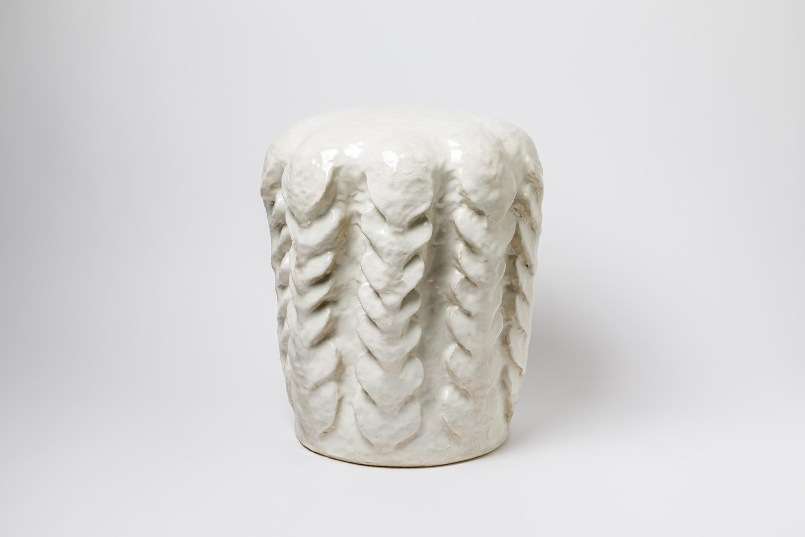 French Sculptural stool 