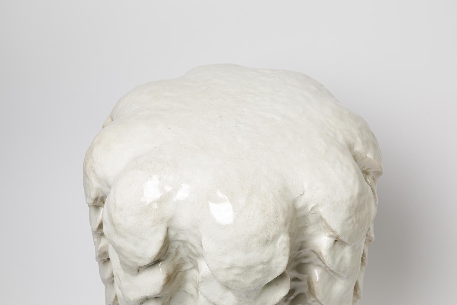 XXIe siècle et contemporain Tabouret sculptural Torsade 1 de Laurent Dufour, 2023 en vente