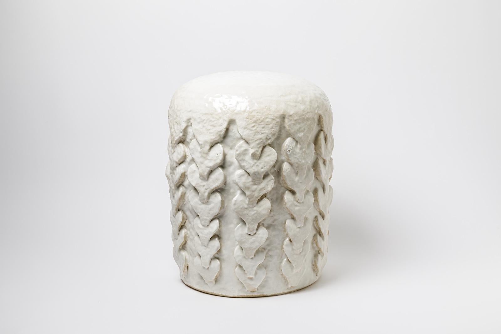 French Sculptural Stool 