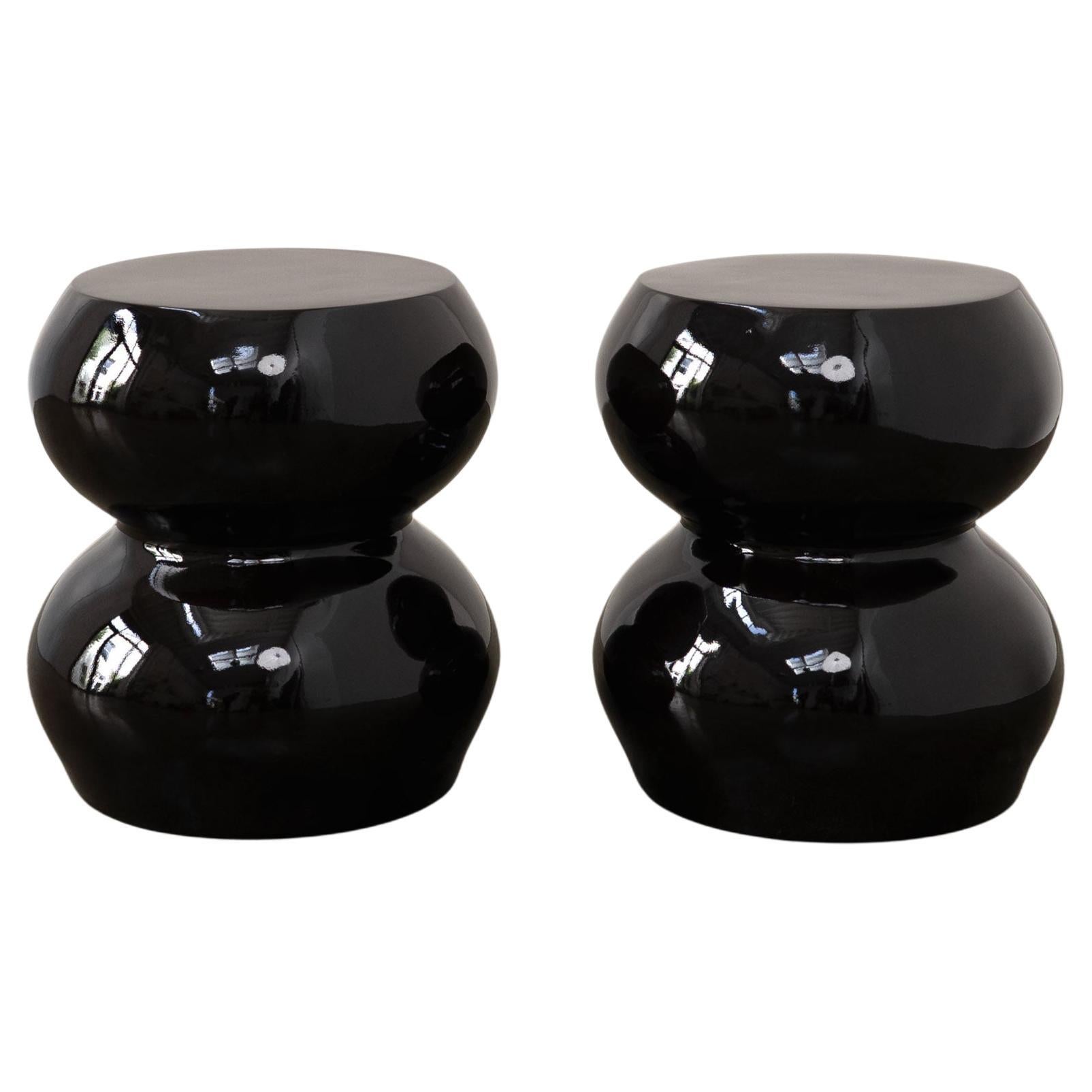 Tabourets / tables d'appoint sculpturaux, c.C. 1970 en vente