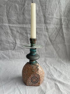 Sculptural Studio Art Candlestick