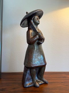 Figura scultorea in gres di Studio A di Alf & Kari Rongved, Norvegia, anni '60