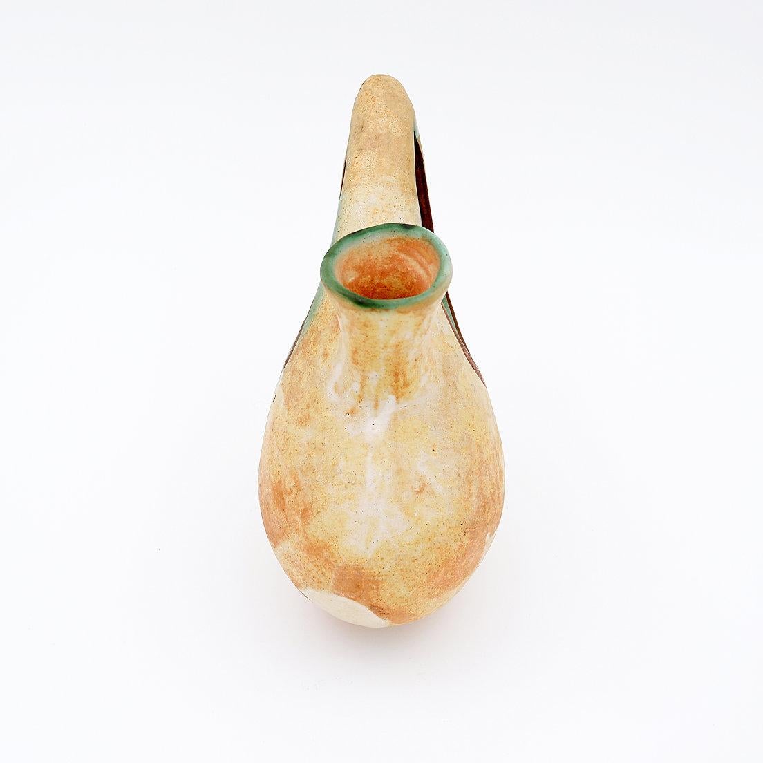 Vase d'art sculptural en céramique d'atelier par le céramiste Nikos Dazelidis, Grèce, années 1960 en vente 5